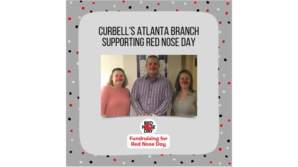 Curbell’s Atlanta Branch Supports Red Nose Day!